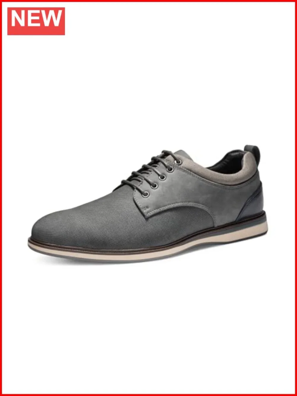 Business Casual Oxford Shoes Faux Leather Textile Non-Slip